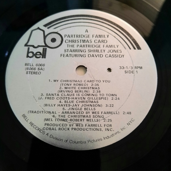 Partridge Family- A Partridge Family Christmas Card, Vinyl LP, 1971 - Picture 7 of 9